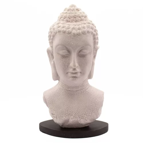 Buddha lámpa – repedezett hatás, lila– ovális talp