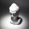 Buddha lámpa – repedezett hatás, lila– ovális talp