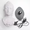 Buddha lámpa – repedezett hatás, lila– ovális talp