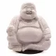 Nevető Buddha lámpa – repedezett hatás, lila– kerek talp