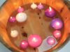 Große Schwimmkerzen - Rosa