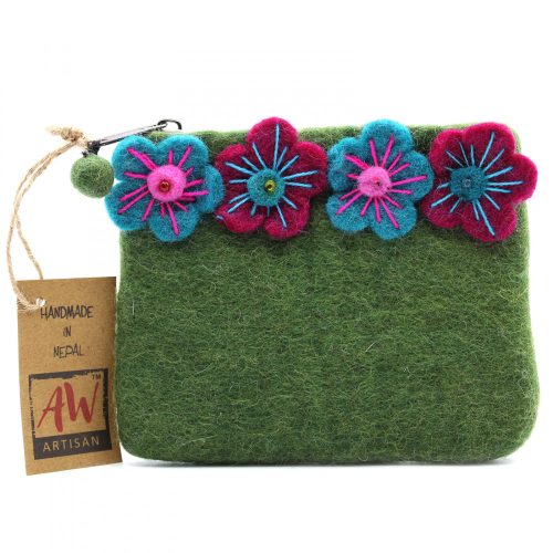Filztasche (gemischt) – Blumen