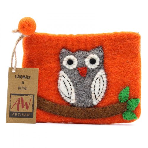Filztasche (gemischt) – Eule