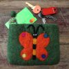 Filztasche (gemischt) – Schmetterling