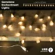 LED Fényfüzér Kristályokkal - Citrin