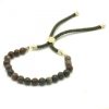 18K Vergoldetes Edelstein-Armband – Picasso-Jaspis