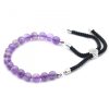 925 Versilbertes Edelstein-Armband – Amethyst