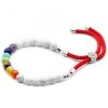 925 Versilbertes Edelstein-Armband – Weißer Howlith Chakra