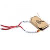 925 Versilbertes Edelstein-Armband – Weißer Howlith Chakra