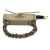 18K Vergoldetes Edelstein-Armband – Tigerauge