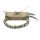 925 Versilbertes Edelstein-Armband – Dalmatiner-Jaspis