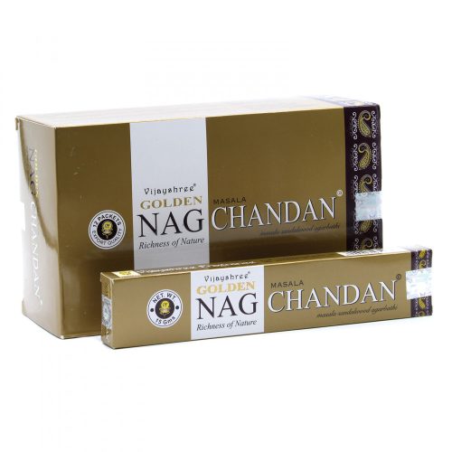 15g Golden Nag Räucherstäbchen - Chandan