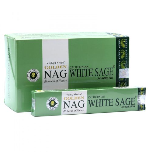 15g Golden Nag Räucherstäbchen - Weißer Salbei