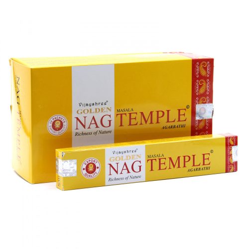 15g Golden Nag Räucherstäbchen - Tempel