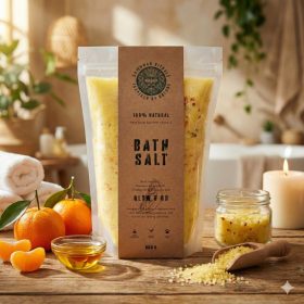   Greenman C Vitamin és Mandarin Epsom Fürdósó – Ragyogás (800g)