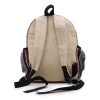 Kleiner Hanf Rucksack – Zickzack-Reißverschluss  