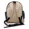 Kleiner Hanf Rucksack – Mit Taschen und Kordelzug  