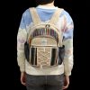 Kleiner Hanf Rucksack – Mit Taschen und Kordelzug  