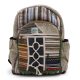 Großer Hanf Rucksack – Mit Taschen und Kordelzug  