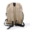 Großer Hanf Rucksack – Mit Taschen und Kordelzug  