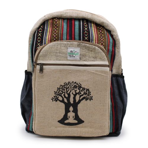 Großer Hanf Rucksack – Bodhi-Baum  