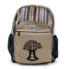 Großer Hanf Rucksack – Bodhi-Baum  