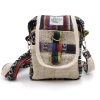 Crossbody-Tasche – Hanf/Baumwolle – Jhari-Stil  