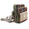 Crossbody-Tasche – Hanf/Baumwolle – Jhari-Stil  