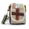 Crossbody-Tasche – Hanf/Baumwolle – Jhari-Stil  