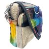 Batikmuster Hanf Crossbody-Tasche  