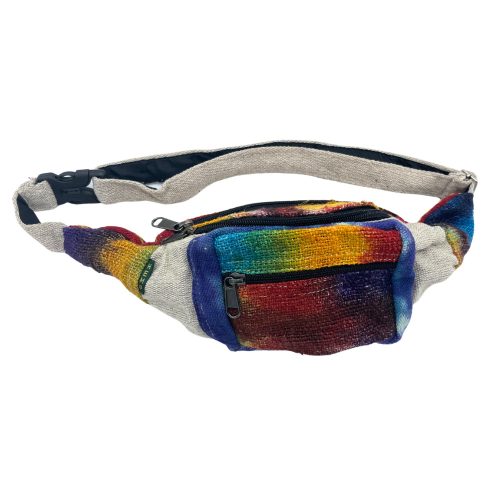 Batikmuster Hanf Gürteltasche  