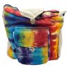 Batikmuster Hanf Umhängetasche mit Tasche  