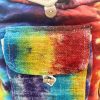 Batikmuster Hanf Umhängetasche mit Tasche  