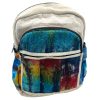 Batikmuster Hanf Rucksack – Mittel  