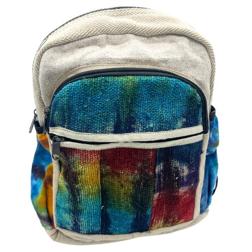 Batikmuster Hanf Rucksack – Mittel  