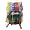Batikmuster Hanf Rucksack – Groß  