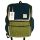 Großer Hanf Rucksack – Türkisgrün und Grün  