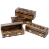 Räucherbox für Räucherkegel - Mangoholz