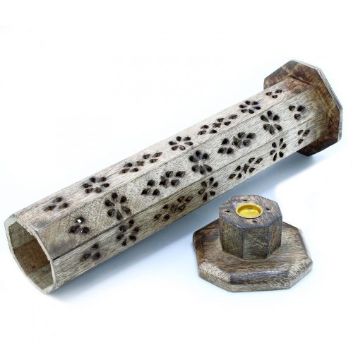 Sechseckiger Räucherturm - Mangoholz