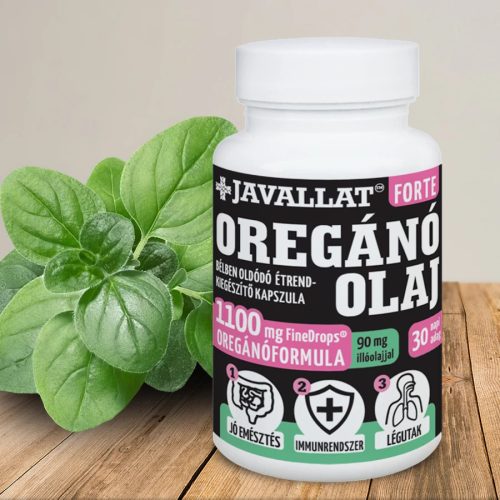 Oregánó olaj kapszula 60db -Javallat® Forte 