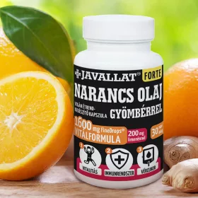Narancs olaj gyömbérrel kapszula 60db -Javallat® Forte 