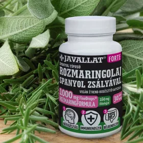   Spanyol típusú rozmaringolaj spanyol zsályával kapszula 60db -Javallat® Forte 