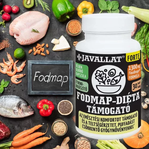 FODMAP-diéta támogató kapszula 60db -Javallat® Forte 