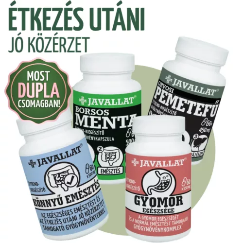 ÉTKEZÉS UTÁNI JÓ KÖZÉRZET DUPLA CSOMAG
