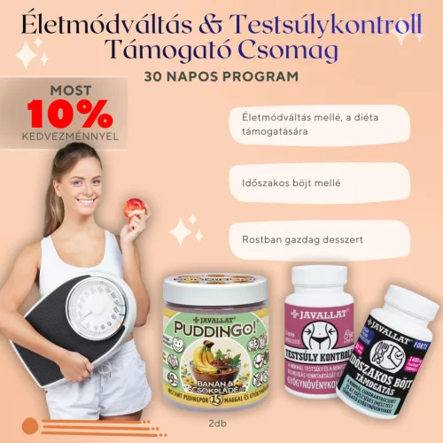 30 napos Életmódváltás & Testsúlykontroll Támogató Csomag – JAVALLAT®