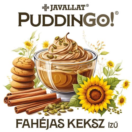 Instant-Puddingpulver mit Zimt-Keks-Geschmack PuddinGo!®