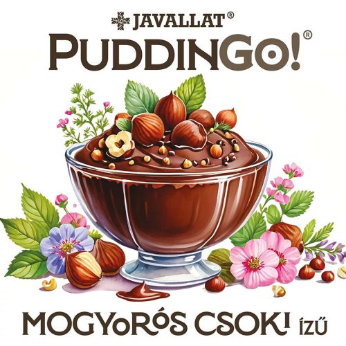 Instant-Puddingpulver mit Haselnussgeschmack PuddinGo!®