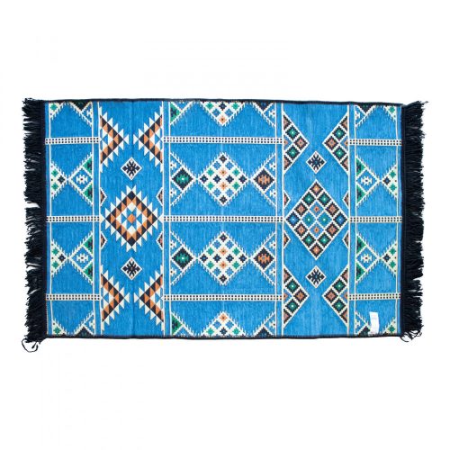 Kelim-Teppich 125 x 80 cm – Blau