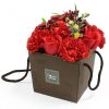 Seifenblumenstrauß - Rote Rose und Nelke