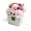 Seifenblume Bouquet- Rosa Rose und Nelke